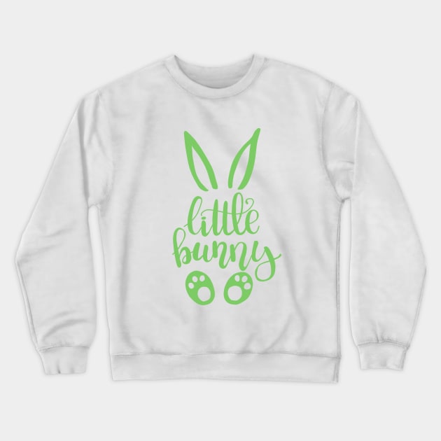 Little Bunny Crewneck Sweatshirt by valentinahramov